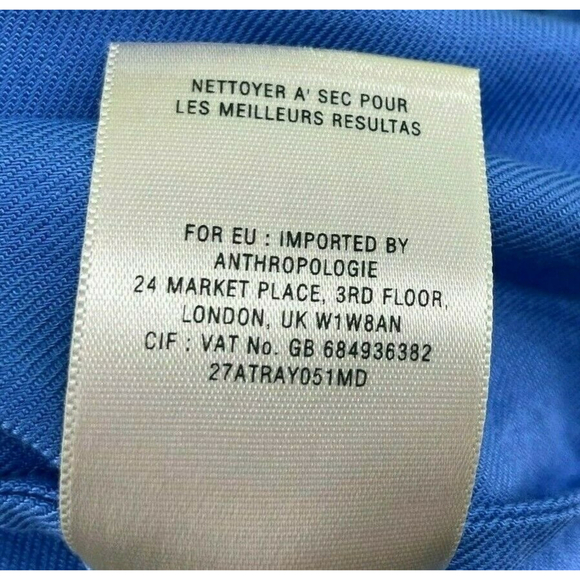 Maeve 100% Rayon Colorblock Shift Dress Womens 8 Motif Anthro Gogo 70s Retro - Picture 9 of 11